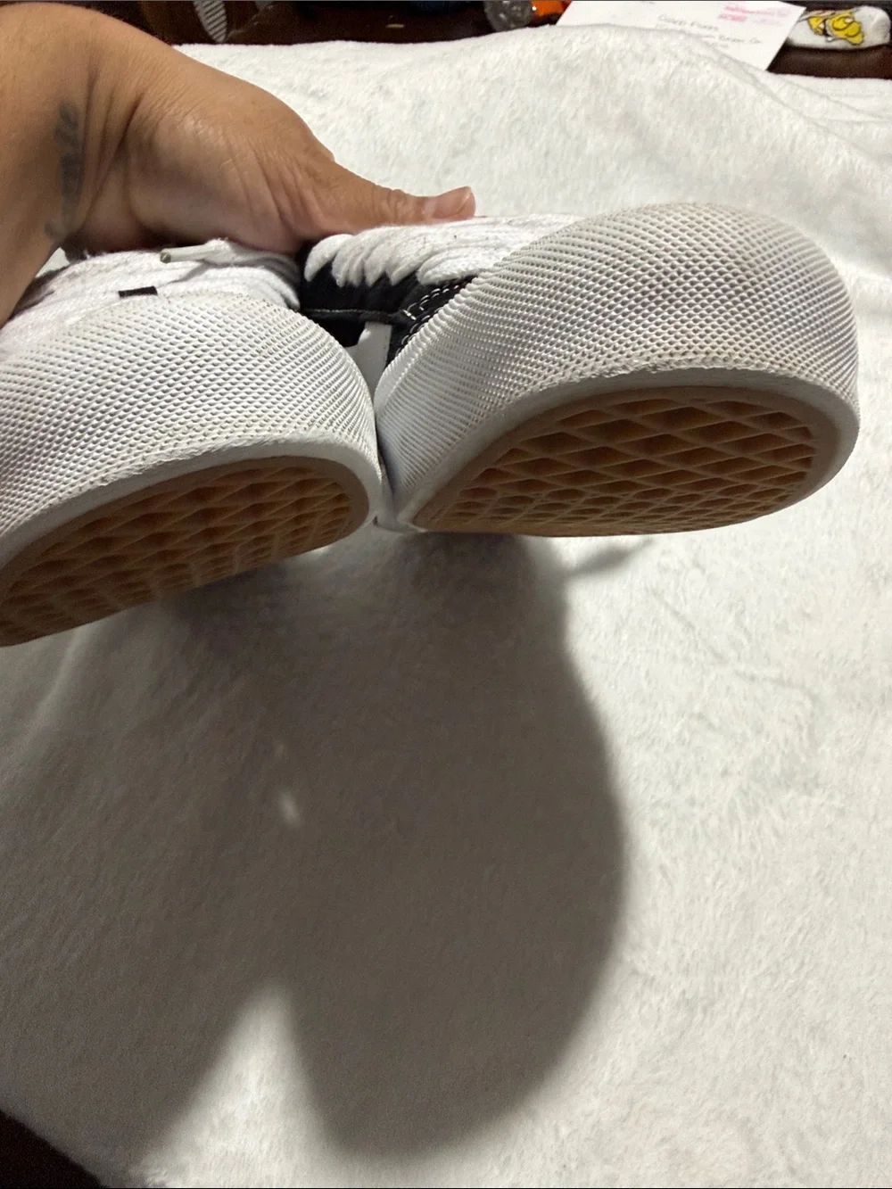 Vans Black and White Low-Top Skate Sneakers